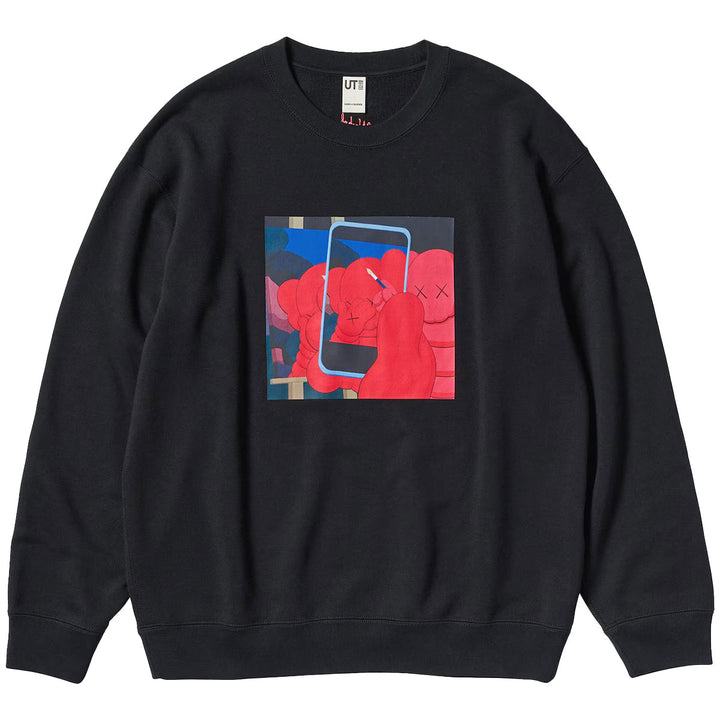 KAWS + Warhol Graphic Sweatshirt (Black)