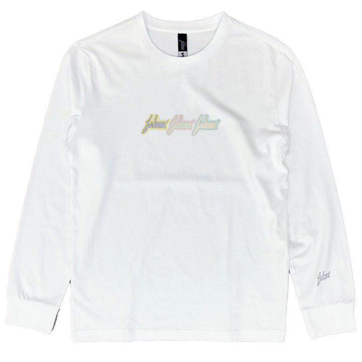 3 Layer Grill Long Sleeve Tee (White/Pastel Colors)