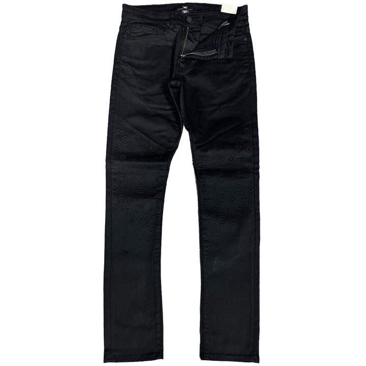 Sean Monogram Denim (Jet Black)