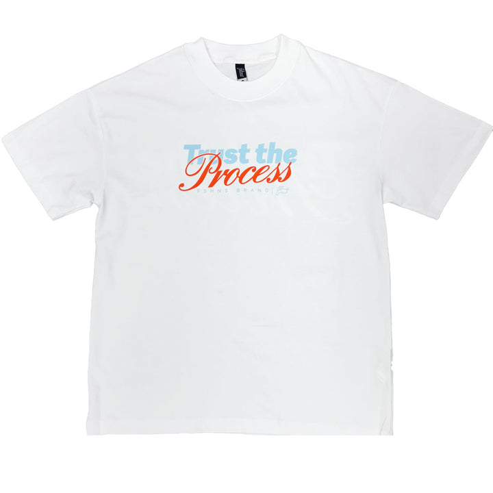 Trust The Process Oversize Tee (White)