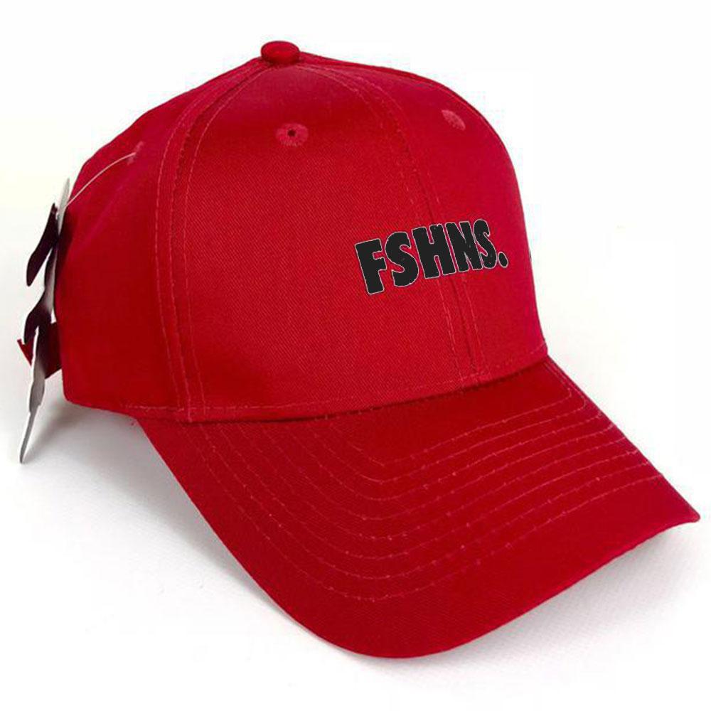 FSHNS Bold Logo Silicone Dad Hat (Red/Black)