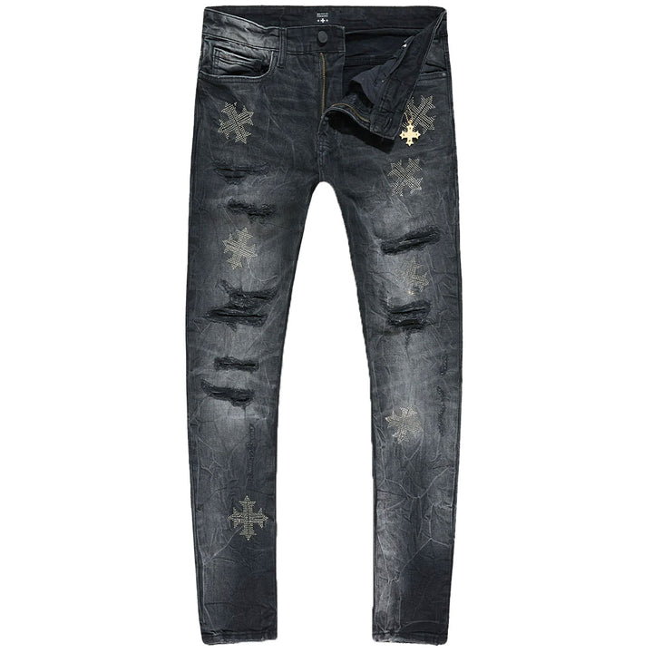 Slim Taper Limelight Denim (Black Shadow)