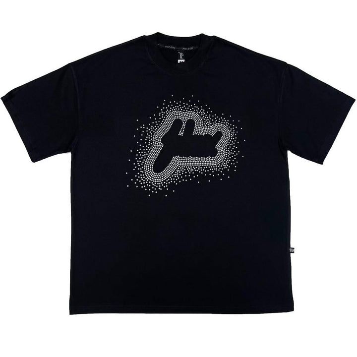 Chrome Stone Oversize Tee (Black)