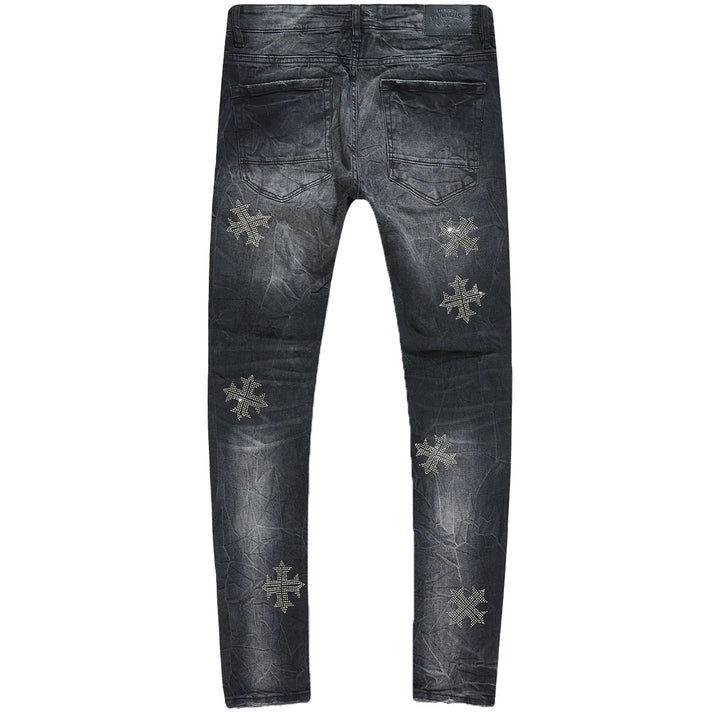 Slim Taper Limelight Denim (Black Shadow)