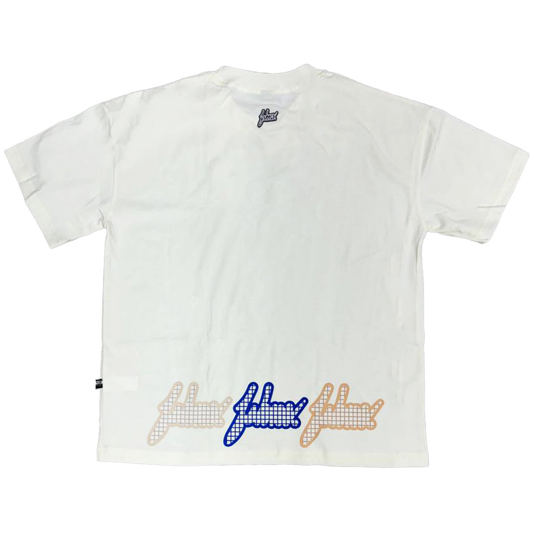 3 Layer Grill Oversize Tee (Vanilla/Beige/Blue/Caramel)