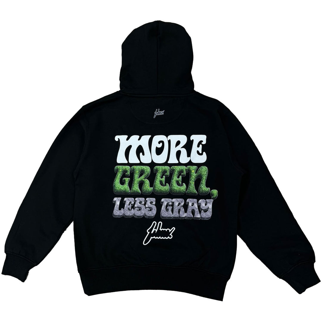 More Green Hoodie (Black)