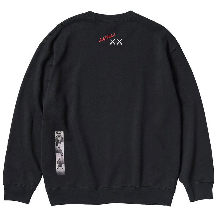 KAWS + Warhol Graphic Sweatshirt (Black)