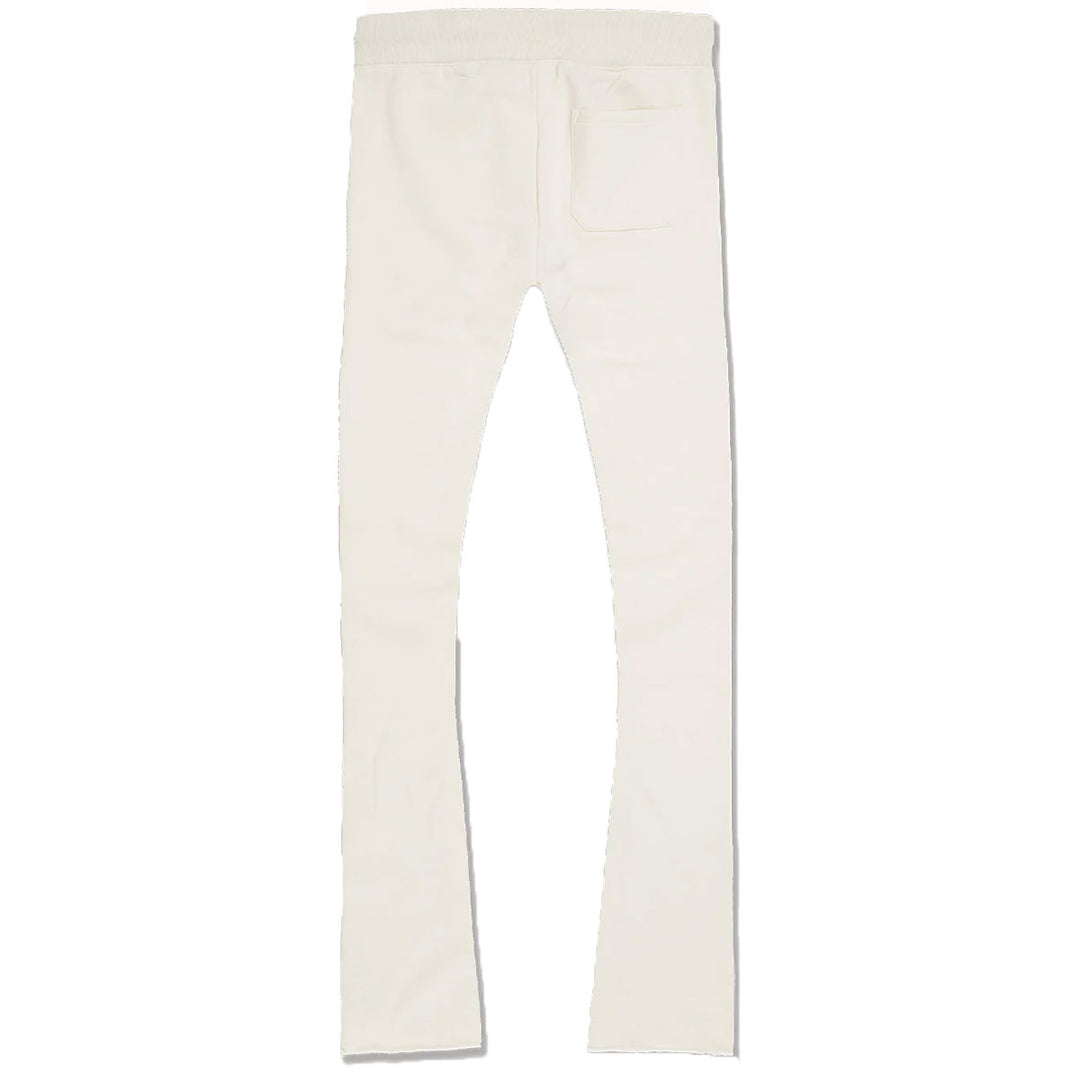 SYIP Tonal Stacked Sweatpants (Bone)