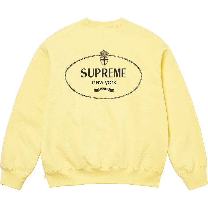 Crest Crewneck (Light Yellow)