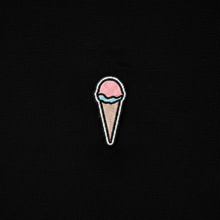 Ice Cream Logo Basic Tee (Black)