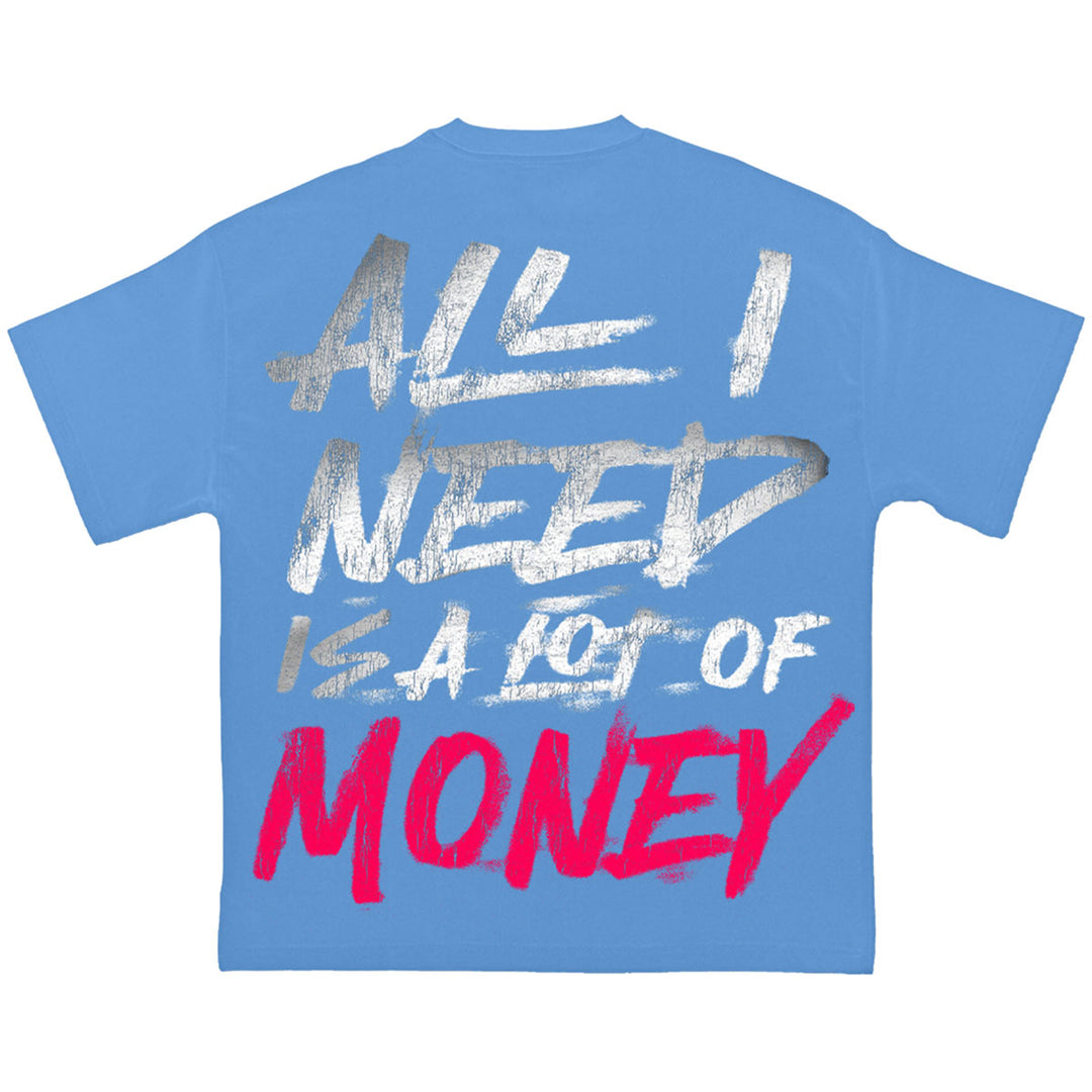 Maneki Neko Tee (Blue)