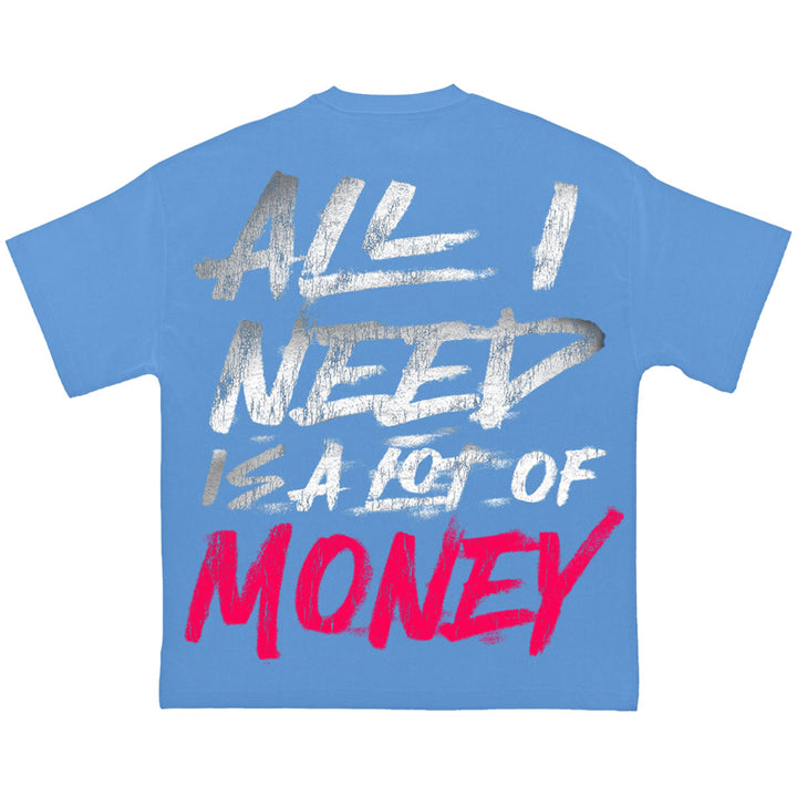 Maneki Neko Tee (Blue)