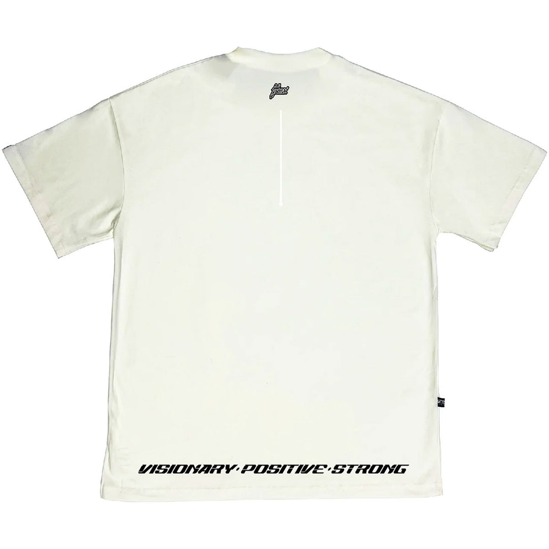 Oversize Puff FS Laser Gun Tee (Vanilla/Beige)