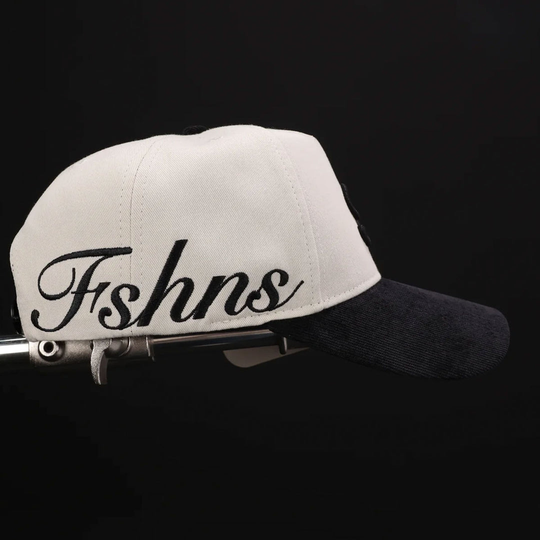 Stella Logo Snapback Hat (Bone White/Black)