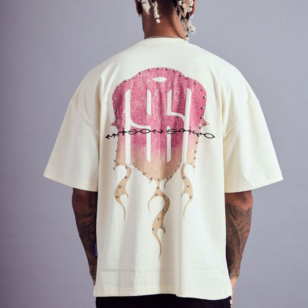 Comic Book Three Tee (Cream)