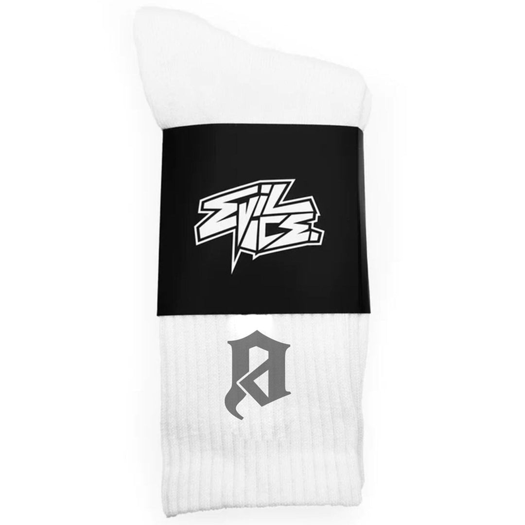 Monogram Socks (White)