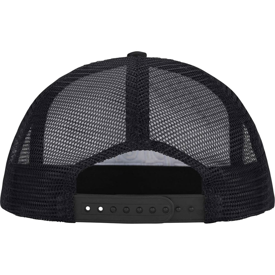 Underline Mesh Back 5-Panel Hat (Black)