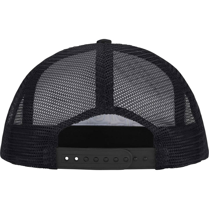 Underline Mesh Back 5-Panel Hat (Black)