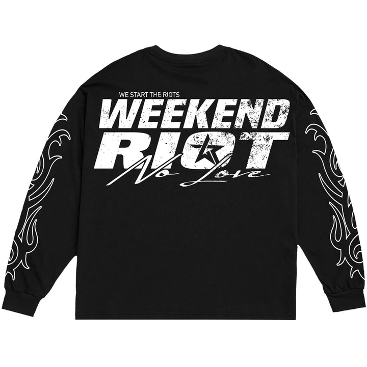 Get Money No Love Long Sleeve Tee (Black)