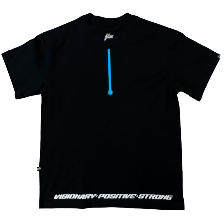 Puff FS Laser Gun Oversize Tee (Black/ Glowing Blue)