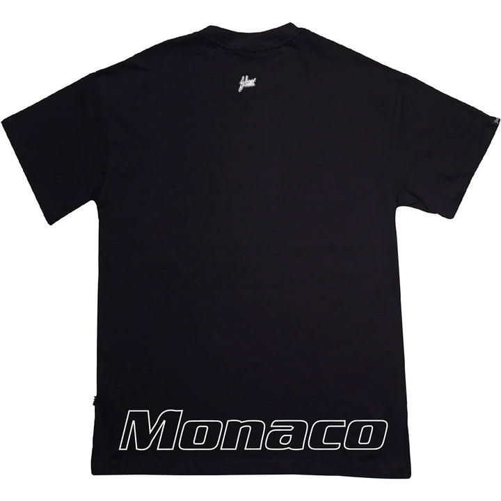 Monaco Pit Oversize Tee (Black/White)