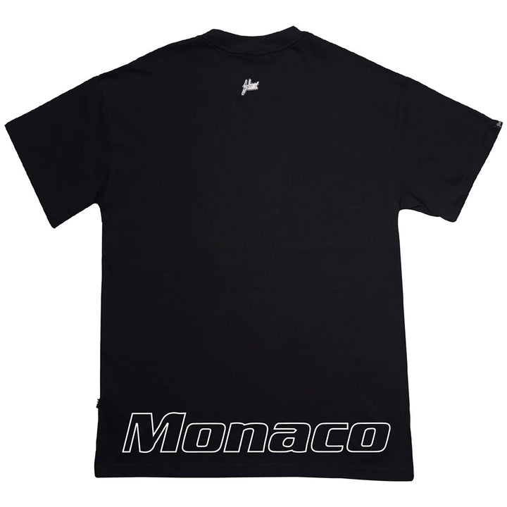 Monaco Pit Oversize Tee (Black/Red)