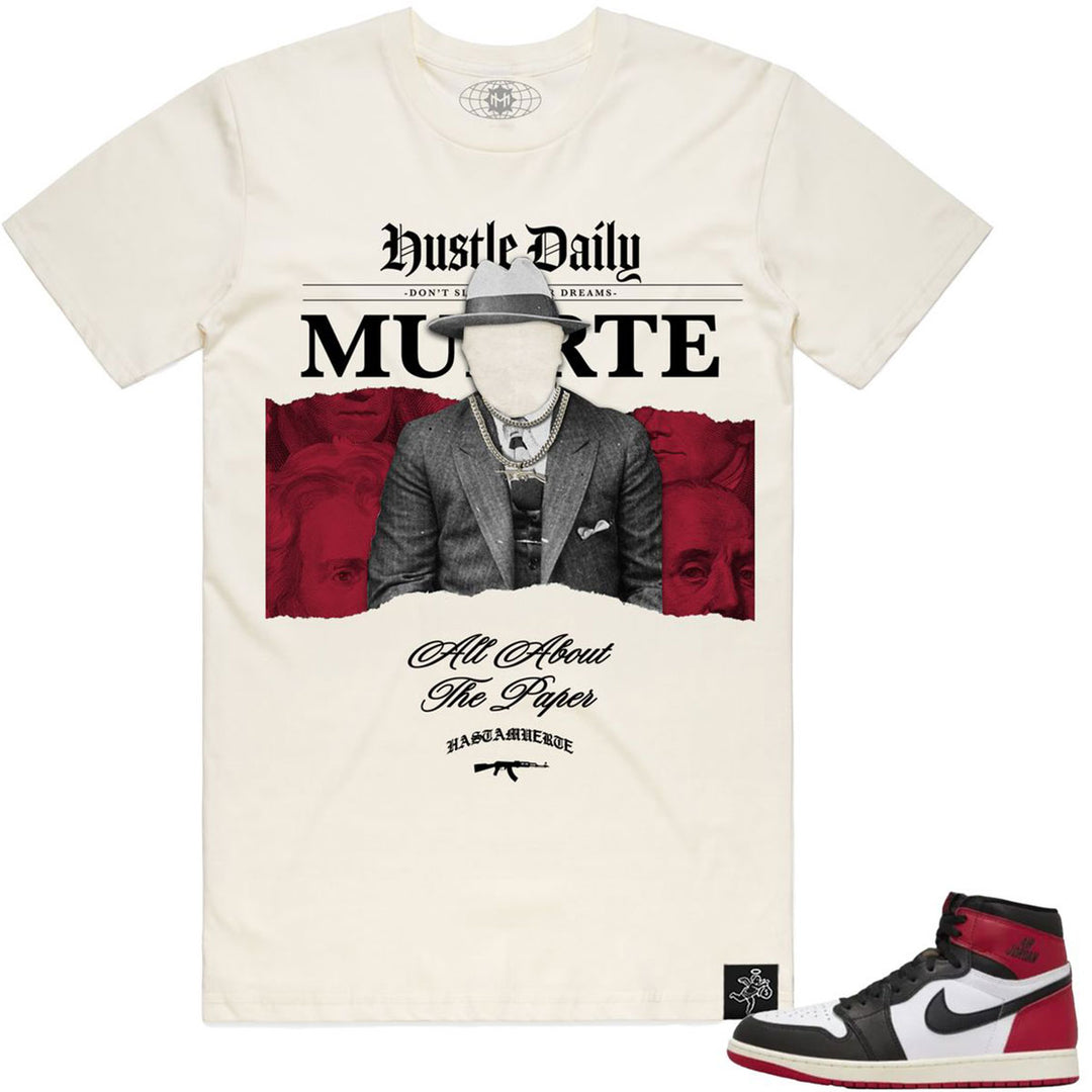 AJ1BTR Paper Faceless MT Tee (Natural)