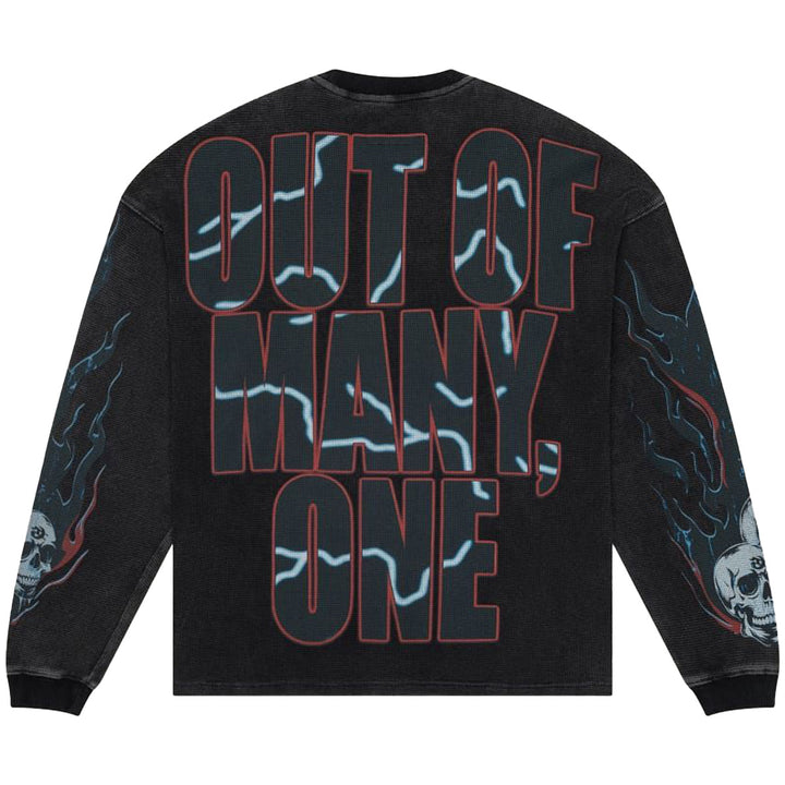 Pit Stop Thermal Long Sleeve Tee (Black)