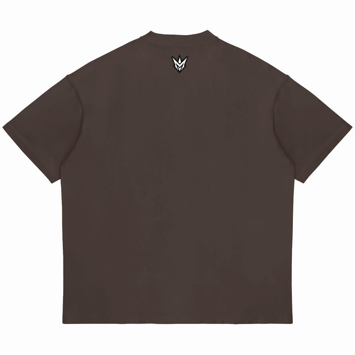 Believe in Yourself Oversize Tee (Dark Brown)