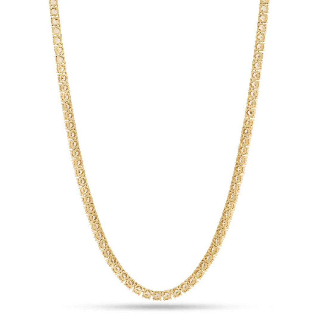 5mm Tennis Chain Neckace (Gold)