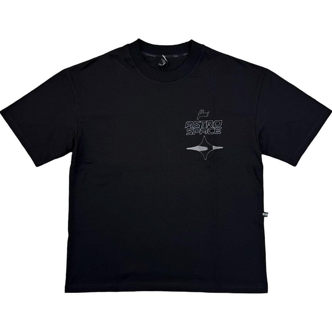 3 Star Tee (Black / Grey)
