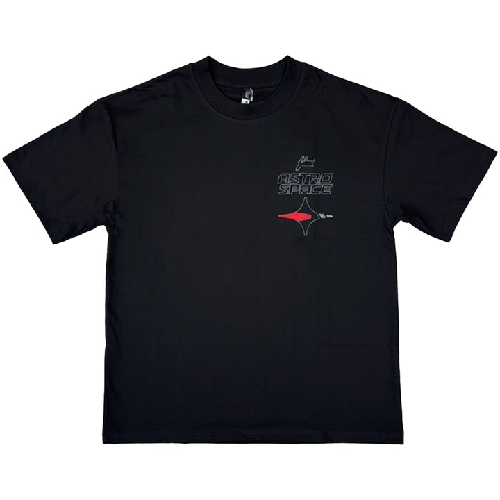 3 Star Tee (Black / Red)