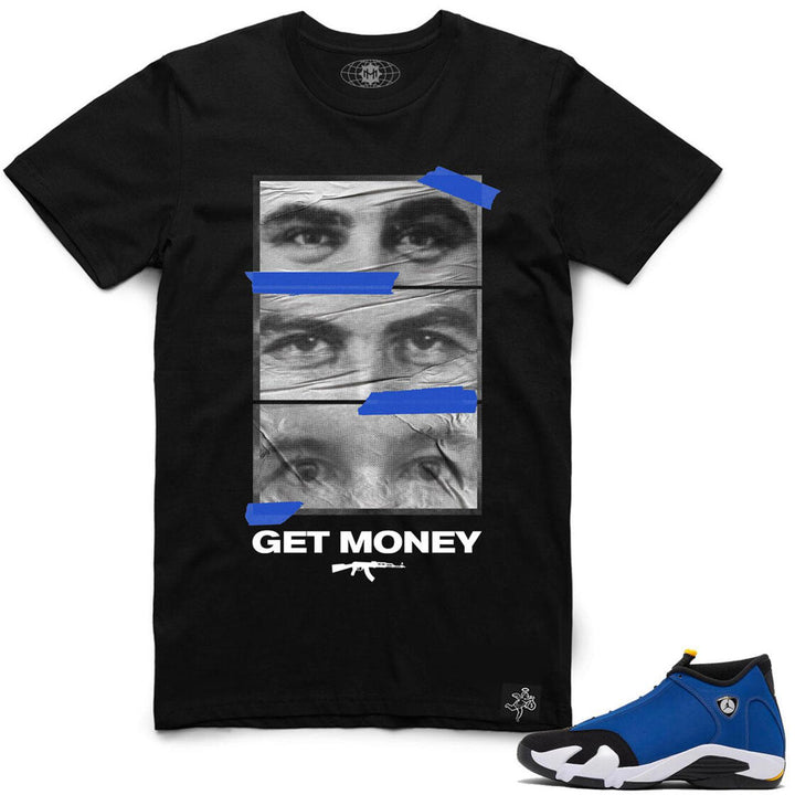 AJ14 Get Money Eyes Tee (Black)