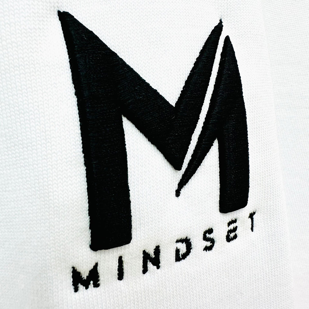 3D 'M' Tee (White/Black)