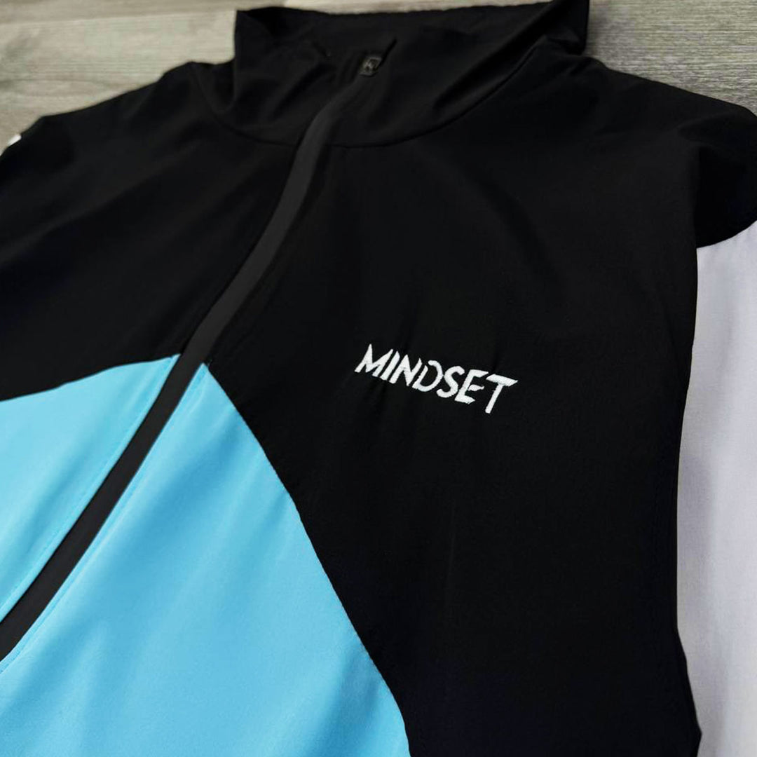 Mind Over Limits Jacket (Black / Baby Blue)