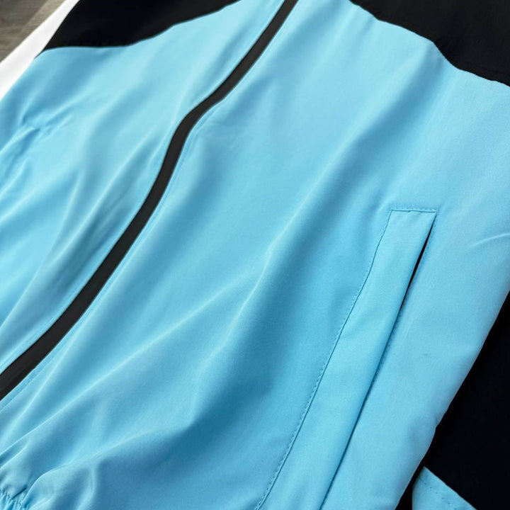 Mind Over Limits Jacket (Black / Baby Blue)