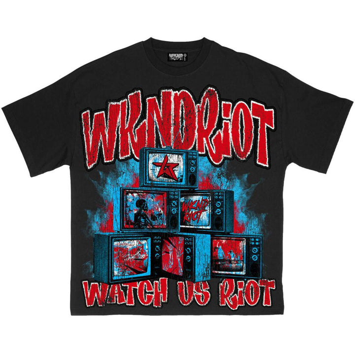 Watch Us Riot Tee (Black)