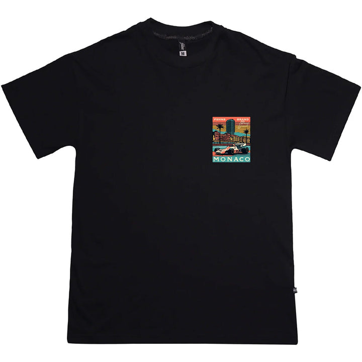 Monaco Retro Oversize Tee (Black)