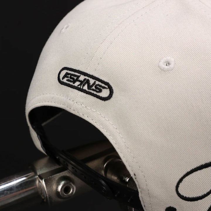 Stella Logo Snapback Hat (Bone White/Black)