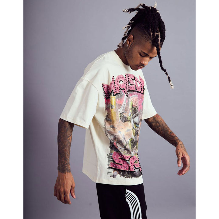 Comic Book Three Tee (Cream)