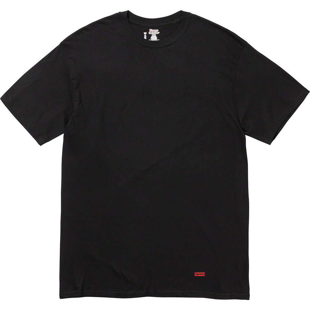 Supreme®/Hanes® Tagless Tees (3 Pack) Black