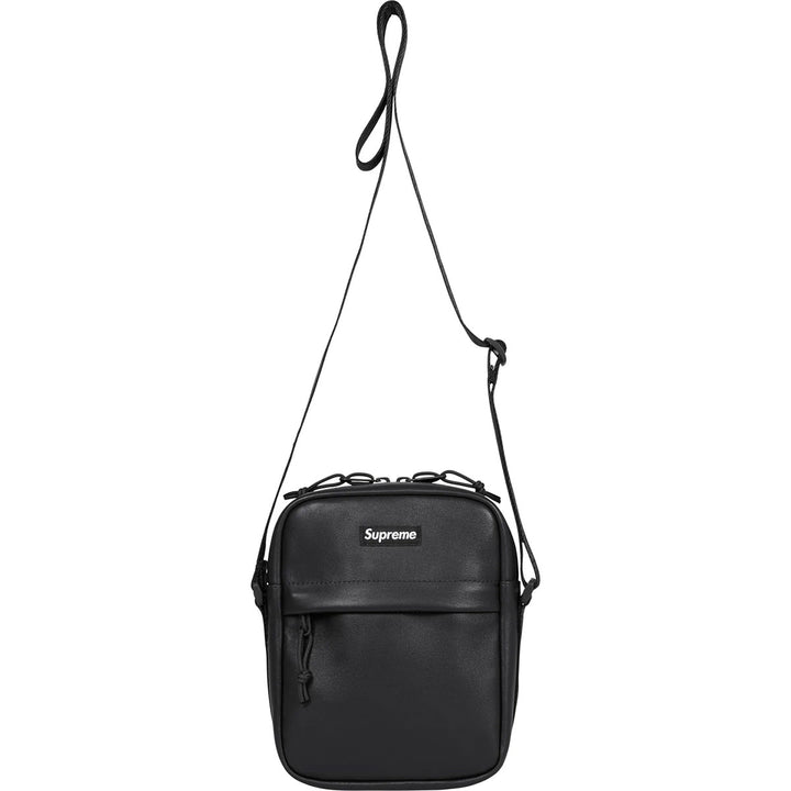 Leather Shoulder Bag (Black)