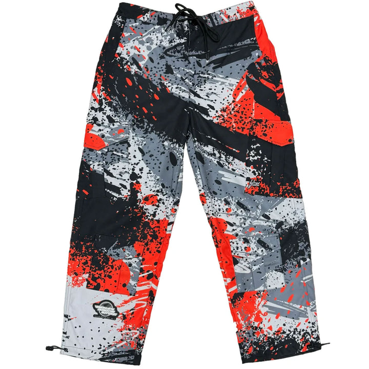 Camo V2 Baggy Pants (Grey/Red)