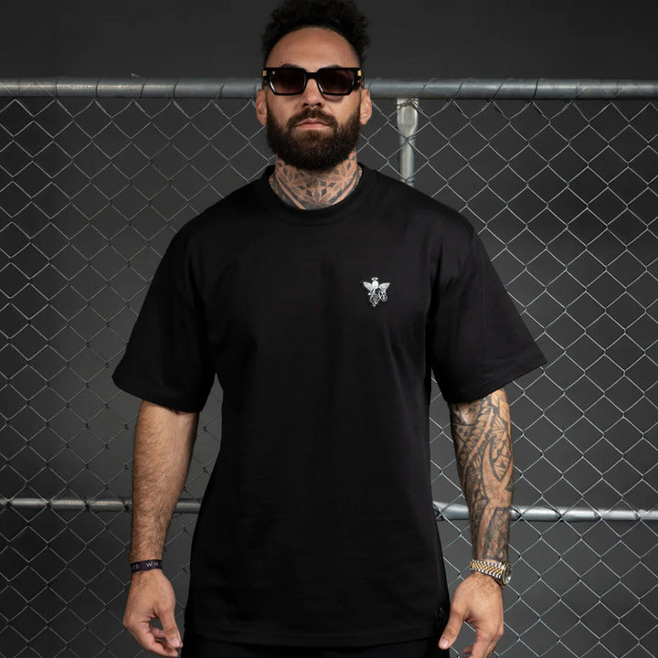 MM Angel RP Ultra Heavyweight Tee (Black)