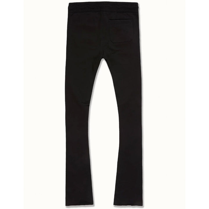 SYIP Tonal Stacked Sweatpants (Black)