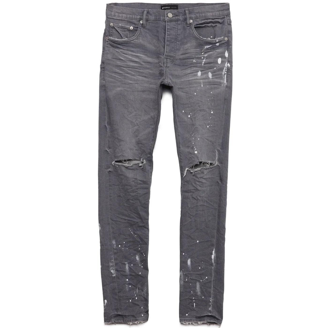 P001 Low Rise Skinny Jean (Worn Grey)