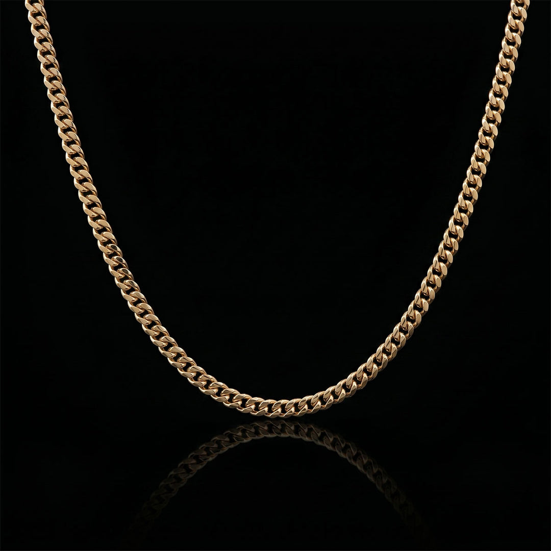 3mm Sterling Silver Cuban Necklace