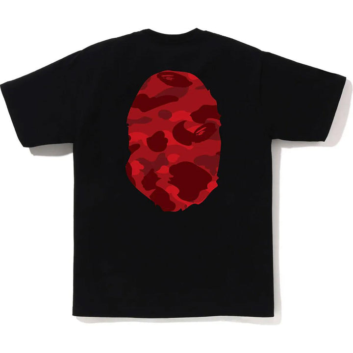 Color Camo Big Ape Head Tee (Black/Red)