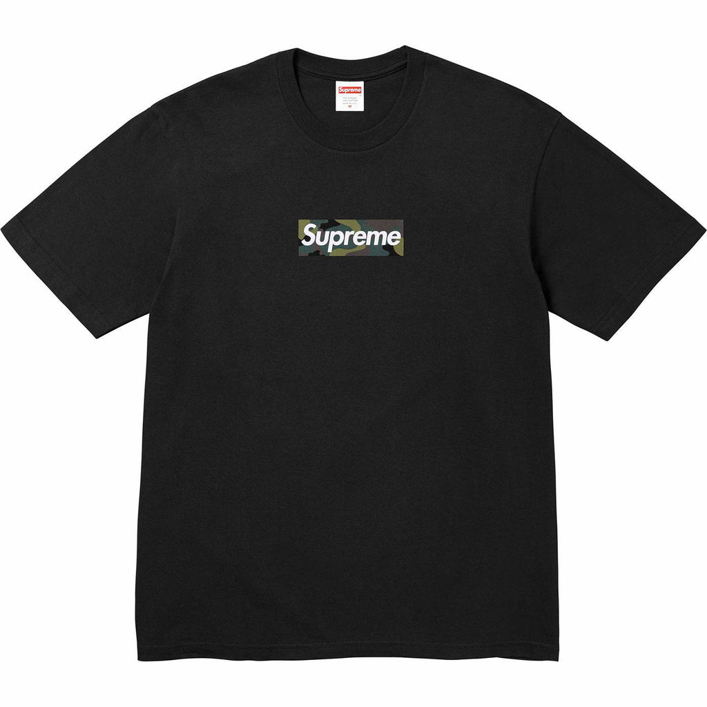 Box Logo Tee (Black/Camo) – Urban Street Wear