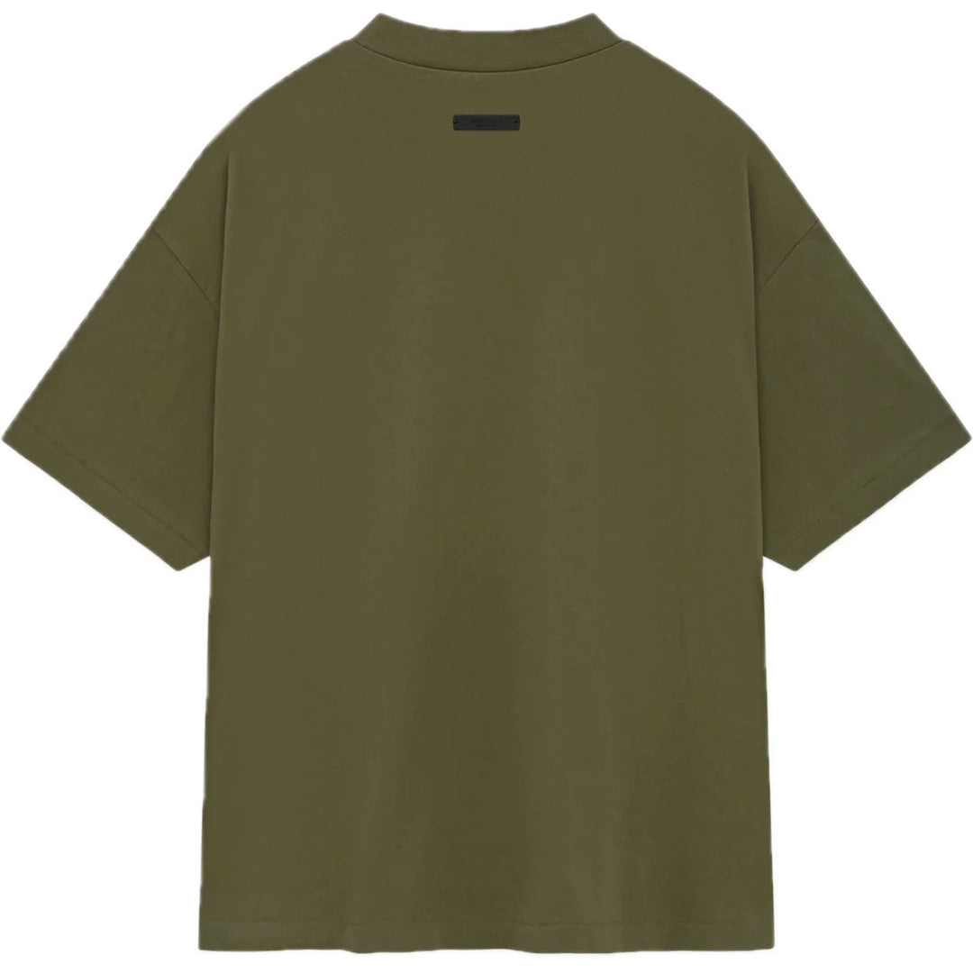 Essentials Men's Jersey Crewneck Tee (Olive)